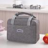 Insulated Meal Pouch Double Layer Food Thermal Cooler Thermal Lunch Bag  for Women Men