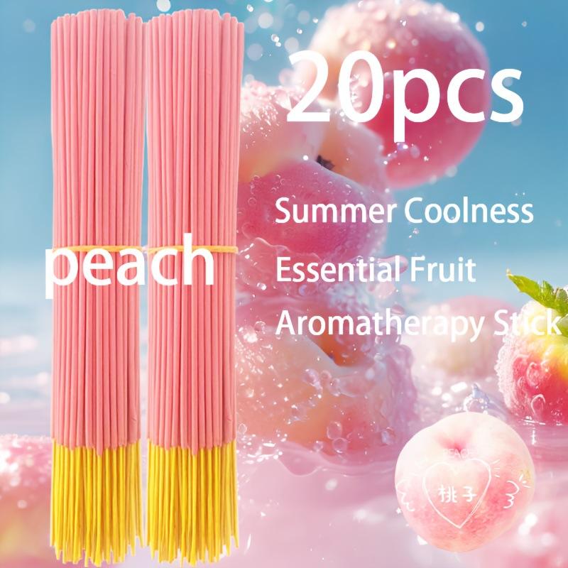 

Благовония с ароматом персика: Впрыскивайте стойкий, яркий аромат в домашнюю и офисную обстановку. 20pcs розовый