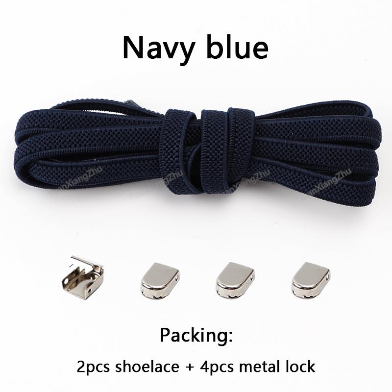 No tie Shoe laces Elastic laces Sneakers Flat Shoelaces without ties Quick Shoelace for Shoes Kids Adult One Size fits All Shoes