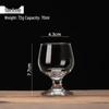 ZISIZ Handcrafted Glass Whiskey, Brandy & Red Wine Set