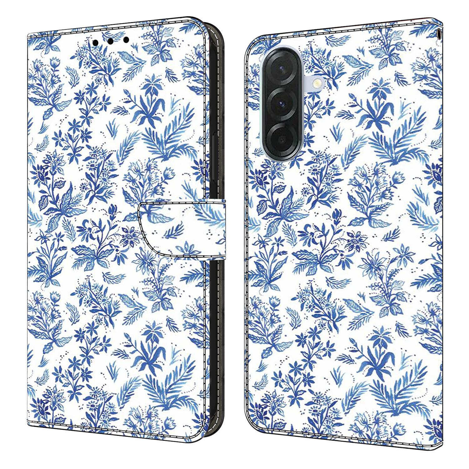 

For Samsung Galaxy A56 5G/A36 5G Wallet Case Pattern Printing PU Leather Flip Stand Phone Cover Flower Field