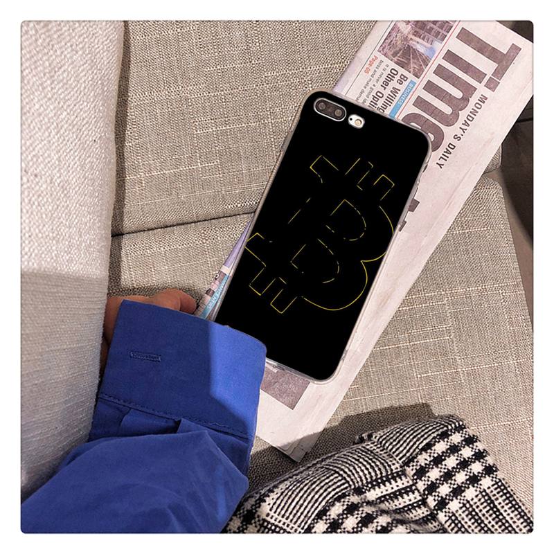 Bitcoin Kabul Ediyorum Yüksek Kaliteli Telefon Kılıfı iPhone 11 12 13 mini pro XS MAX 8 7 6 6S Plus X 5S SE 2020 XR kılıfı