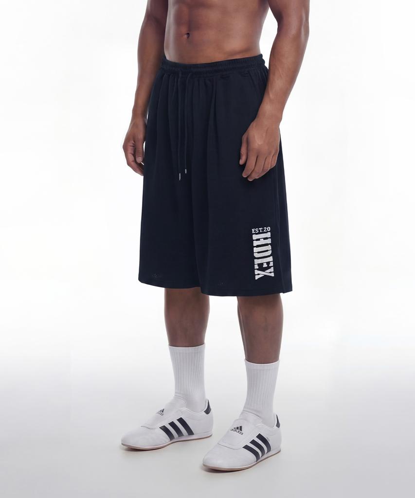 HDEX Classic Pintuck Mesh Shorts (Navy)