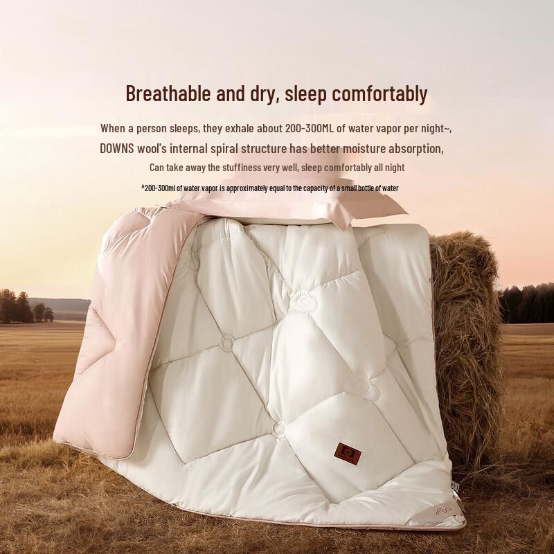 Mercury Home Textiles 100% Wool Comforter