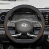 Leather Car Steering Wheel Cover For Hyundai Elantra AVANTE 2024 2009-2023 Covers For Covers Auto Hyundai Sonata Accessories