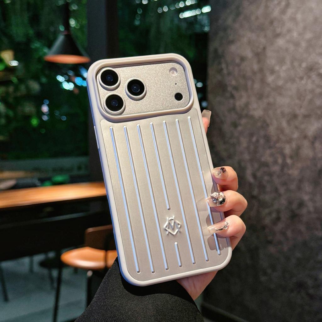 Anwendbar für iPhone17 Handyhülle Rimowa Aluminium-Magnesium-Legierung schlicht und fortschrittlich Apple 16promax Schutzhülle