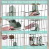 Automatic Cat Feeder Cage Hanging Pet Food Storage Container Pet Food Water Bottle  Rabbit