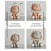 Resistant Fall Piggy Bank Nordic Style Money Boxes Animal Figurines Lion Money Box  Home Decoration