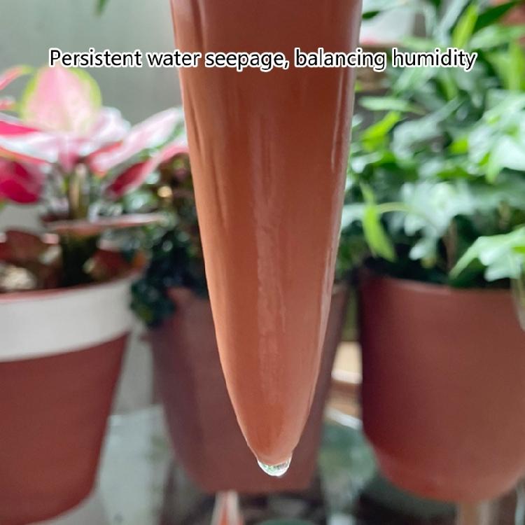 Set med 4 självvattnande spikar Terrakotta Växtvattningspikar Anordning Inomhus