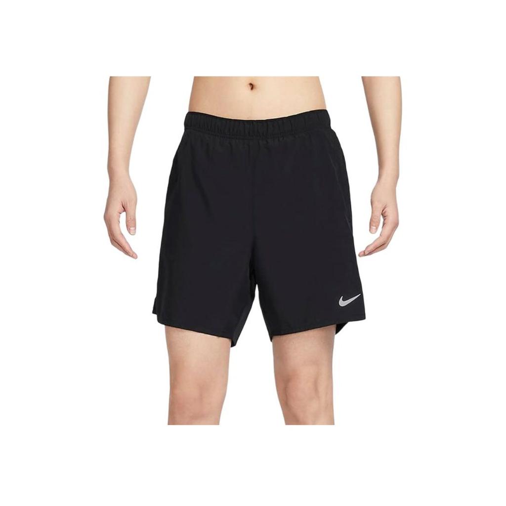 Nike Solid Color Logo Running Shorts Men Bottoms Black DM4762-010