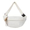New Style Women's Crossbody Chest & Waist Bag with 3 Pockets and Logo Print - Large Capacity for Sports and Running