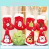 Cute Plush Christmas Tree Doll With Santa Hat Ideal For Girls Kids Backpack Decoration