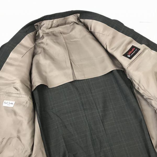 Paul Smith /Woll-Doppelanzug/Sakko/Zweiteiliges Set/Herren M/Grau/Karomuster/Halbfutter/Frühling-Sommer(GEBRAUCHT)
