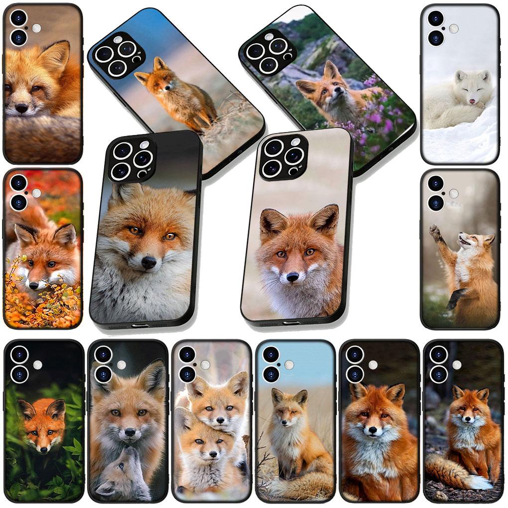 Fox Casing Phone Cover for Xiaomi Redmi Note 13 14 ProPlus A4 A3 Pro Plus 13C Pro+ Note13 Note14 Soft Case