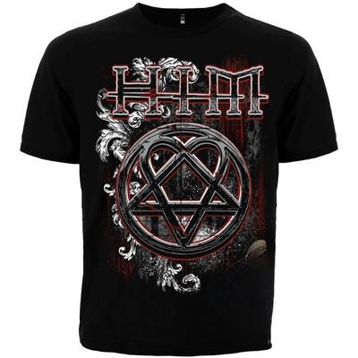 HIM «Heartagram» Черная футболка