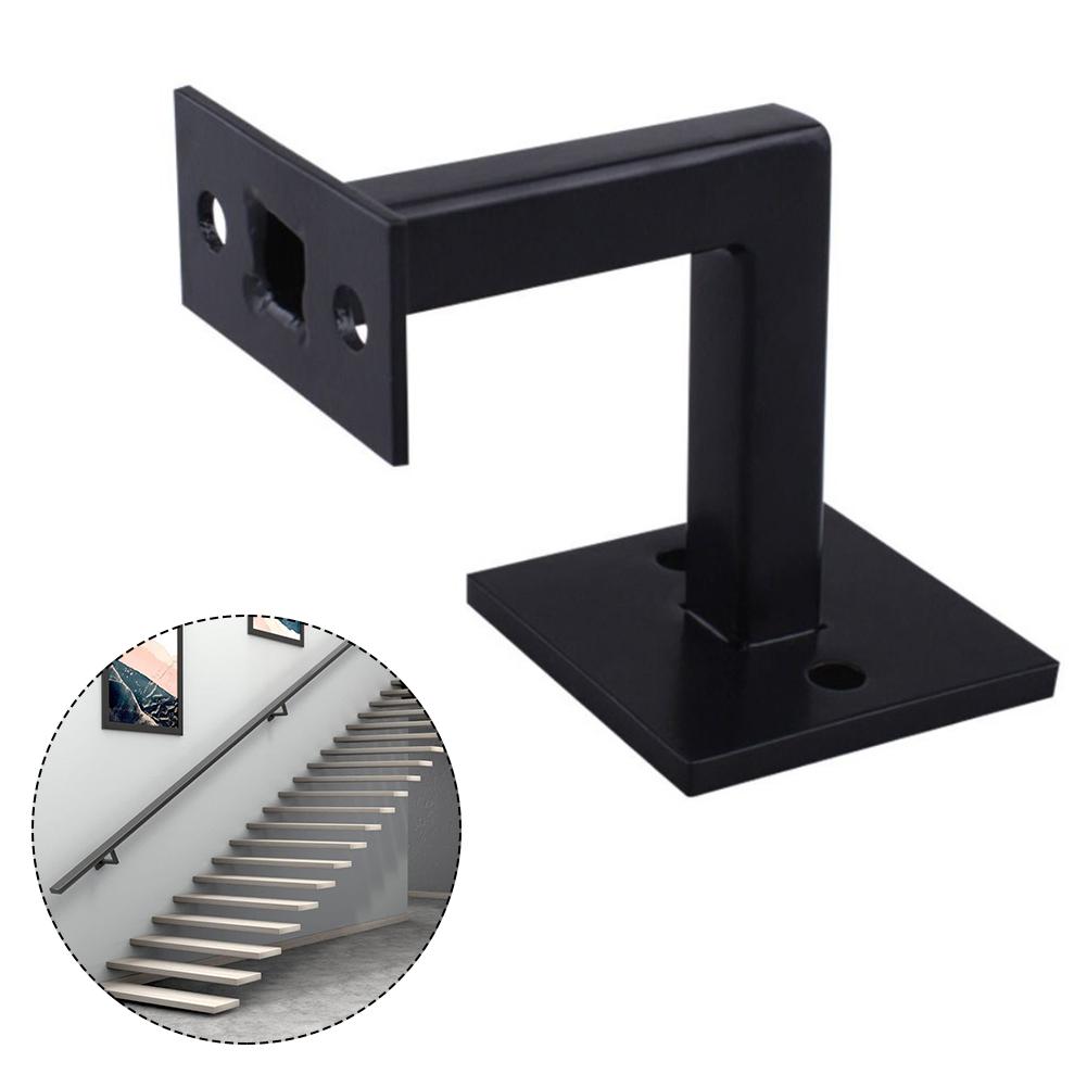 

Stair Handrail Bracket Bannister Wall Support Black Hand Rail Balustrade Support Household Mounting Staircase Bracket Accessori