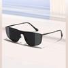 New Fashion Oval Sunglasses for Women Luxury Metal Frame Classic Vintage Round Shades Unisex Eyewear