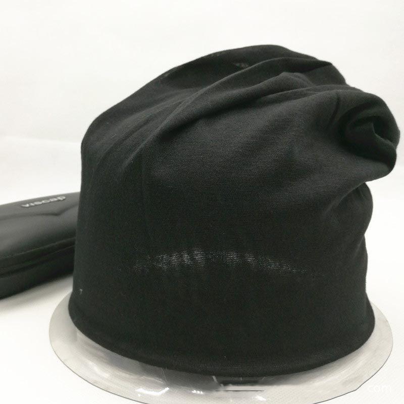 

Women New Unisex Mens Plain Knit Ski Cap Hip Pop Hat Warm Crochet Slouch Hat Cap Black
