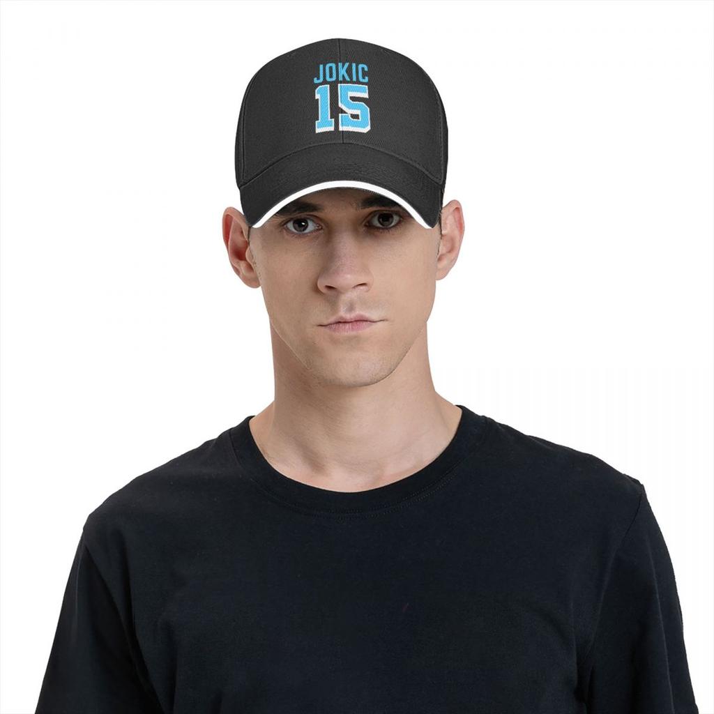 Nikola Jokic Number 15 Baseball Caps Outdoor Unisex Hats