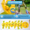 Inflatable Caterpillar Sprinkler Toys Backyard Water Toys for Family Fun Caterpillar Patio Water Sprinkler for Pool Parties Outdoor Games