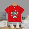 Thomas the Train Kids Short Sleeve T-shirt Summer Casual Breathable Comfortable Relaxed Design Top for Boys And Girls