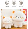Soft White Kitten Plush Toy - Cute Cat Doll & Children's Sleeping Pillow