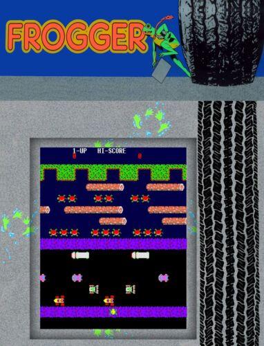 

TIN SIGN Frogger Games Signs Rustic Wall Bar Video Games SaloonAluminum 20x30cm（7.8x11.8inch）