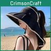 Outdoor Sun Protection Hat With Wide Brim And Neck Cover For Summer Beach Casual Wear