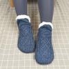 Antiskid V-Mouth Fluffy Slipper Socks Machine Weaving Sleep Socks New Warm Socks  Unisex