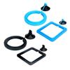 2pcs Aquariums Feeding Rings Durability Silicones Feeders Fish Feeders Round Office Fish Tanks Tool