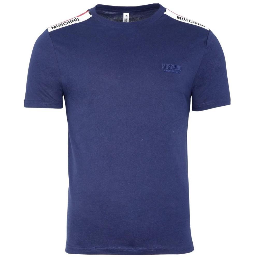 Moschino Unisex Adult Logo Taped Shoulders T-Shirt