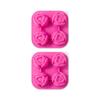Multifunctional Silicones Molds for Ice Cubes with Tulips Flower Pattern for Home Parties and DIY Projects