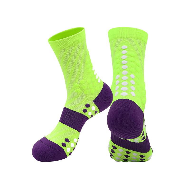 2026 Cycling Socks Men's and Women's Hiking Sports Socks Running Socks Breathable Sweat-absorbing Medium Tube Professional Marathon Socks