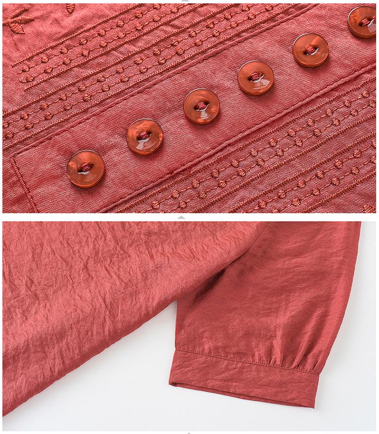 Women's Tencel Linen Embroidered Short-Sleeve T-Shirt & Pants Two-Piece Set - Summer 2025 Collection for Middle-Aged Moms