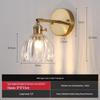 Creative Green Pumpkin Glass Wall Lamp - Wireless Charging for Living and Dining Rooms