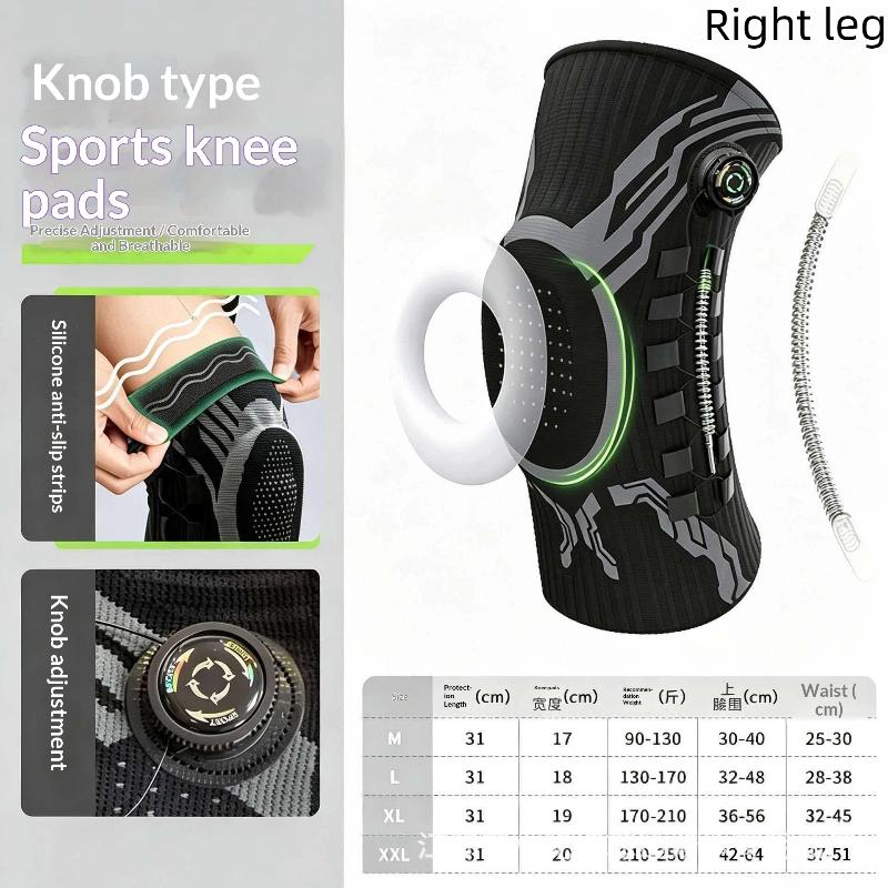 Smart Knob Knee Brace Lateral Stabilizer Patella Gel Pad Compression Support for Meniscus Tear Pain Relief