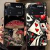 Handyhülle Case für Xiaomi Poco F8 X3 X4 X5 X7 Pro F1 M5 C61 M3 M4 M7 C50 F3 C75 C71 Poker Pilz