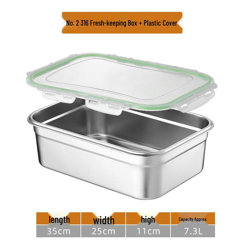 

ZISIZ 316 Stainless Steel Food Storage Container