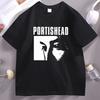 Portishead Grafik T-Shirts Unisex WoUnisex Vintage Bedrucktes T-Shirt Bedruckte T-Shirts Grafik T-Shirts Hohe Qualität Unisex WoUnisex Kurz