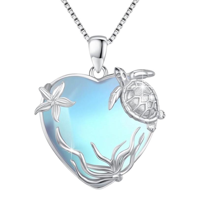 Fashion Ocean Style Turtle Love Necklace as a Jewelry Gift for Women s Festivals Birthdays Parties and Anniversaries