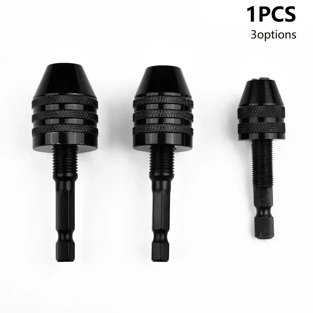 1/4inch Keyless Chuck Conversion Hex Shank Adapter Drill Bit Quick Change Driver  Hex Shank Drill Bit Tool Convertor Adapter