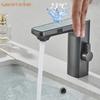 Smart Sensor LED Faucet Bathroom Basin Infrared Faucet Kitchen Sink Mixer Tap Hot and Cold Vanity Touchless Tap Digital Display