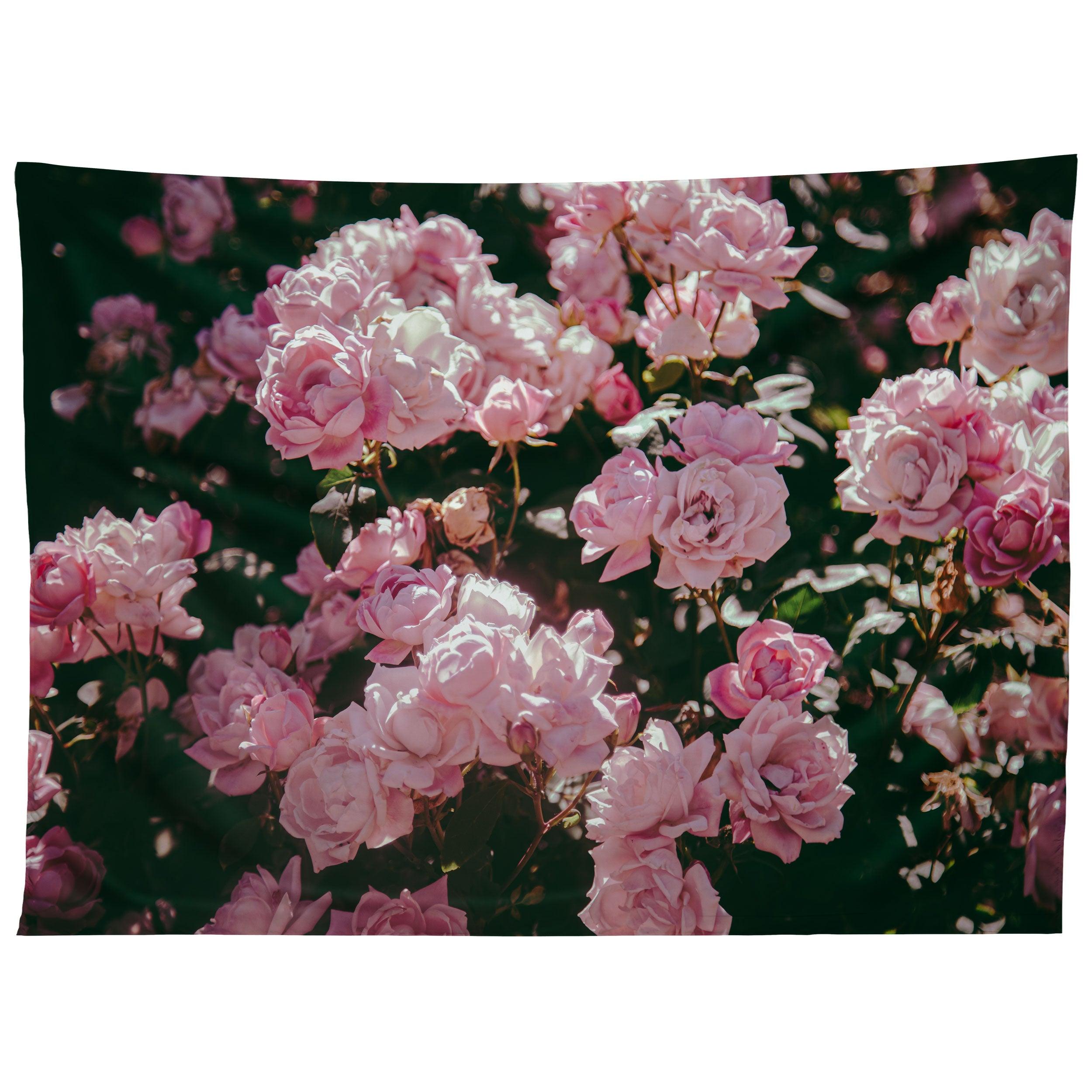 LIGHT PINK ROSES tapestry 75x100