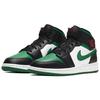 Jordan 1 Średnio Zielony Toe GS 554725-067