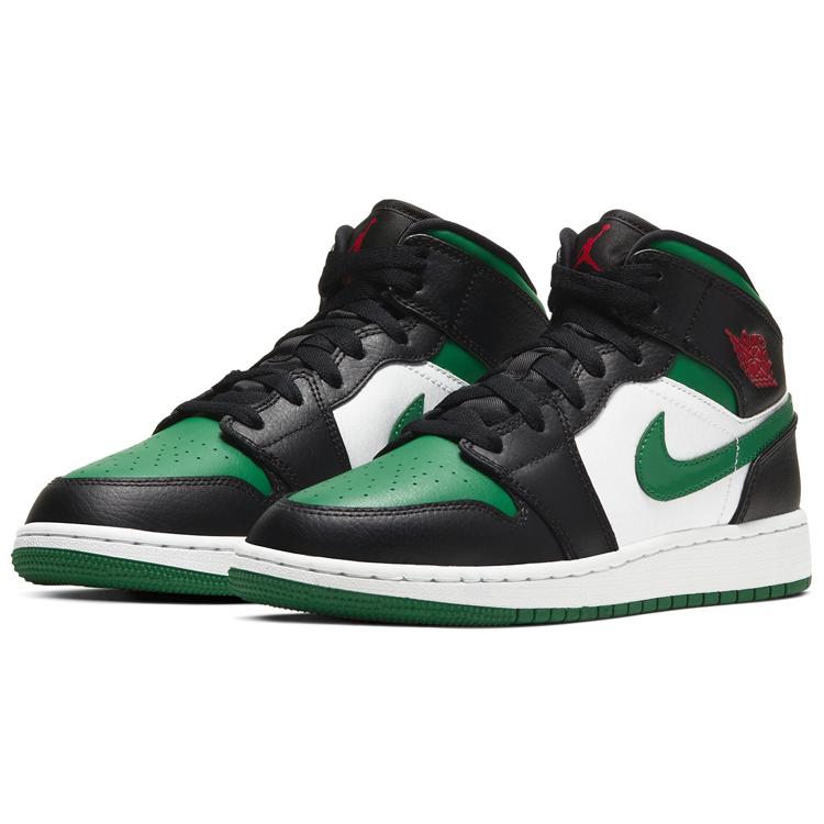 Jordan 1 Średnio Zielony Toe GS 554725-067