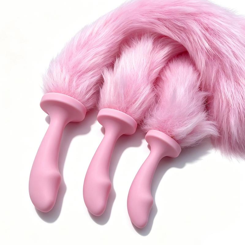 Sexy Fox Tail Anal Plug Cute Tail Silica Gel Easy Cleaning soft comfortable portable for Beginner Couple Toy great gift