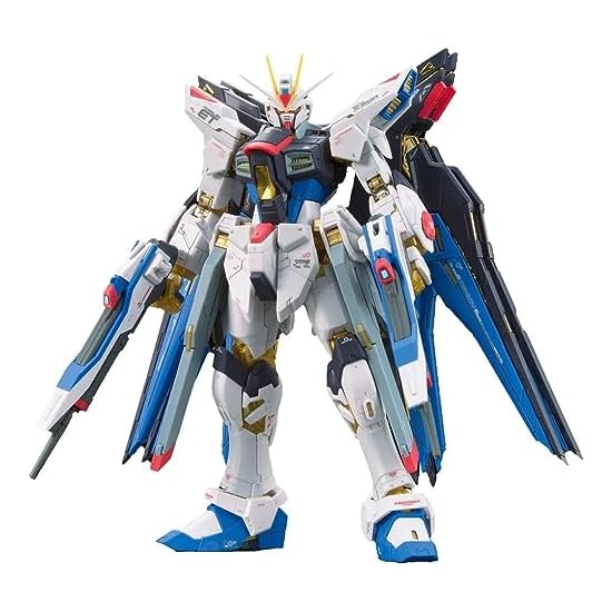 BANDAI SPIRITS RG Mobile Suit Gundam SEED DESTINY ZGMF-X20A Strike Freedom Gundam 1/144 Scale Color-
