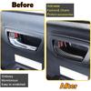 Car Inner Door Handles Cover Trim Compatible with Toyota Tacoma 2016-2022, Auto Inner Door Handles Cover Interior Door Handles Protector Trim