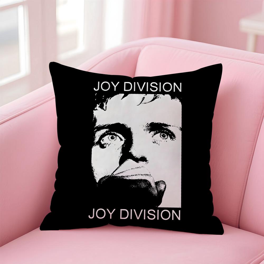 Punk Band J-Joy Division Cushion Cover Comfortable Reversible Pillow Cover Ideal for Car Sofa Bedroom & Beyond