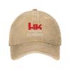 Heckler and Koch Firearms Casual Baseball Cap For Women Men No Compromise With HK Hat y2k Cool Sunscreen Caps